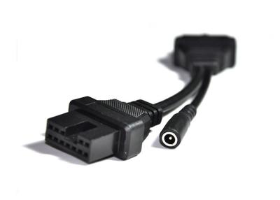 China Mitsubishi 12 Pin To 16 Pin OBD 2 Female Connector Cable 0.2KG for sale