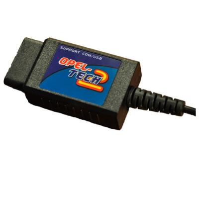 China Black OBD2 Opel Tech2 Com Cable For Opel Diagnostic Tool Scanner for sale