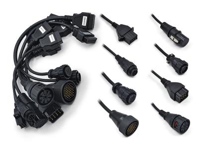 China Full Set 8 Truck Cables OBD2 Diagnostic OBD OBDII OBD 2 Connecter Cable For TCS CDP Pro for sale