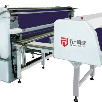 China Garment Shops China YYC Manufacturer Automatic Fabric Shedding Heavy Non Woven Fabric Spreader Machine For Luggage Backpack for sale