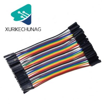 China Dupont Line 10CM 20CM 30CM 40 Pin Male to Male + Male to Female and Female to Female Jumper Wire Dupont Cable Dupont Line for sale