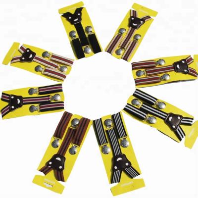 China New Fashion Environmental Friendly Kids Suspenders Elastic Adjustable Strong Suspender Braces for sale