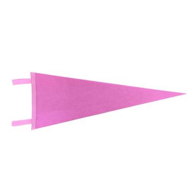 China Custom Hanging No Felt 2mm Woven Pennant Flag Without Logo for sale