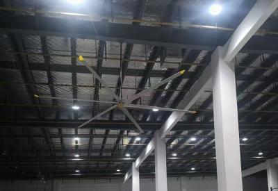 China 24FT Pmsm energiesparender Hvls Deckenlüfter für die Luftkühlung und Belüftung Fucntion zu verkaufen