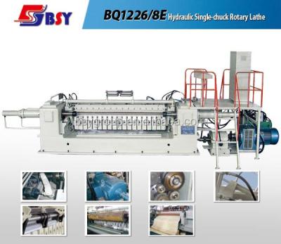 China Veneer Peeling Veneer Peeling Machine BQ1226/8E1 CNC Plywood Peeling Eucalyptus for sale