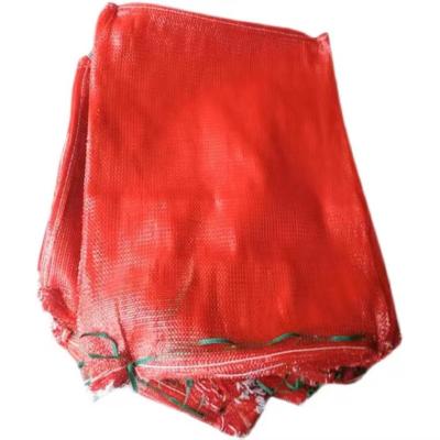 China Environmental friendly factory wholesale polypropylene raschel mesh bag with drawstring for vegetable for sale