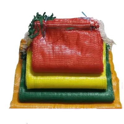 China Customized Low Price Environmentally Friendly Firewood Onion Potato PP L-Sewing Mesh Leno Bags for sale