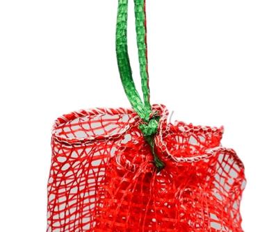 China Best seller 100% environmentally friendly wholesale red recyclable fruit and vegetablepacking mesh bag with new design for sale