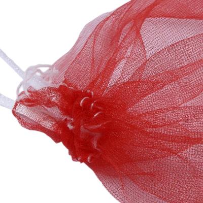 China Environmentally Friendly Cheap Wholesale Fruits Packaging PP Plastic Red Tubular Mesh Gauze Mesh Shopping Bag With Custom High Quality for sale