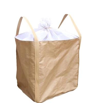 China Breathable high quality pp woven sack sack fibc jumbo bag for sand construction cement for sale