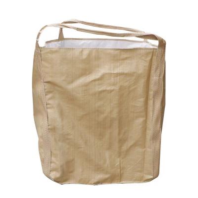 China 1 Ton Bulk Breathable Construction FIBC Bags Sturdy Industrial Woven Material Garden Waste Bag Large Ton for sale