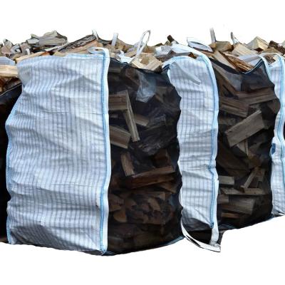 China 1500kg Breathable Wholesale Super PP Woven Bag 100% Mesh Firewood Packaging Jumbo Bag for sale