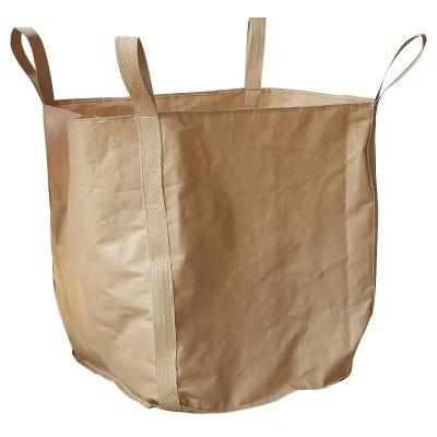 China Breathable jumbo bag 1 ton for sand, building material, chemical, fertilizer fibc bag for sale