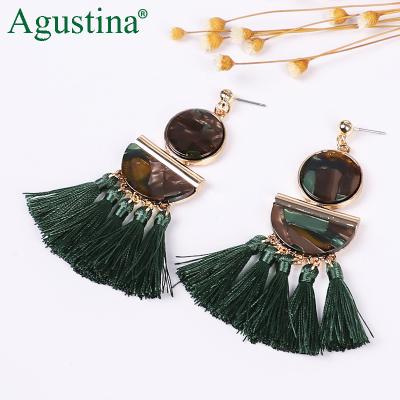 China La BOHEMIA Agustina 2020 Bohemia Luxury Style Great Gifts For Women Jewelry Fashion Earring Pendientes Tassel Earrings Girl Bohemian Earring for sale