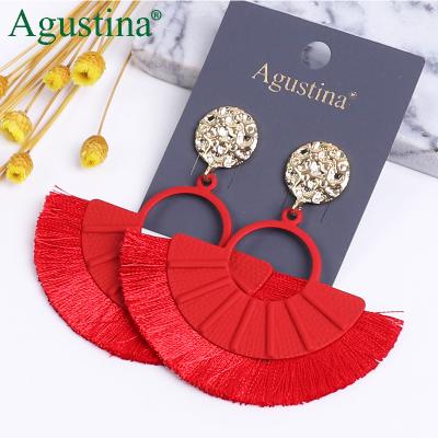 China BOHEMIA Agustina 2020 New Earrings Party Drop Bohemian Earrings Women Fashion Tassel Semicircle Earring Luxury Jewelry Earrings for sale