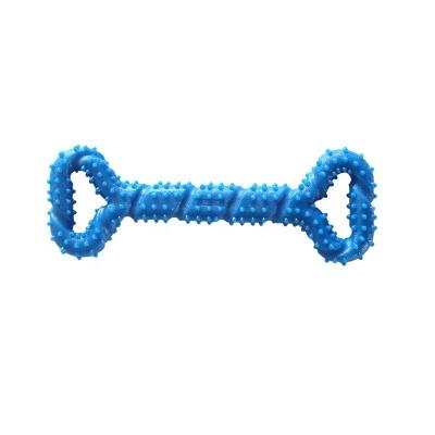 China Stocked 2023 Soft TPR Bones Shape Dog Toys For Aggressive Chewers Dog Toy Bulk for sale