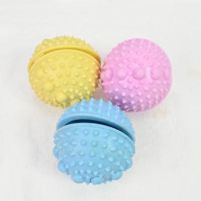 China Hot Direct Function Wholesale Leakage Factory Sales Dog Toy Tool Dog Toy Stocked Cleaning Rubber Ball for sale