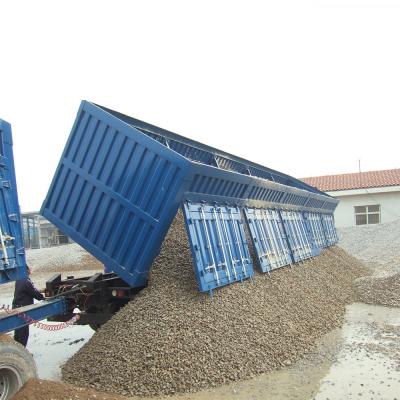 China Hydraulic Terminal Trailer Tipper Semi Trailer (20-100ton Dump Truck Semi Truck Trailer 3 Axles Optional) for sale