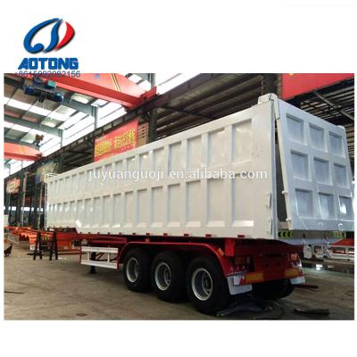 China Light Truck Trailer Lift Axle 30-60 Ton Tipping Semi Truck Dump Trailer For Sale for sale