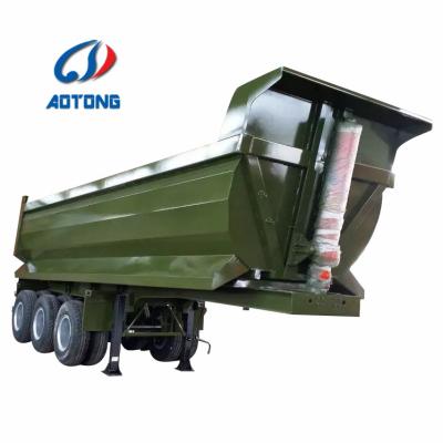 China Truck Trailer China Factory Farm Dump Trailer Small Self Dump Tipping Truck Trailer End Dumping Trailers for sale