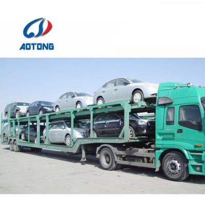 China Truck Trailer 2 Axles Car Carrier Semi Trailer / Trasnsport Car Semi Trailer For Sale for sale