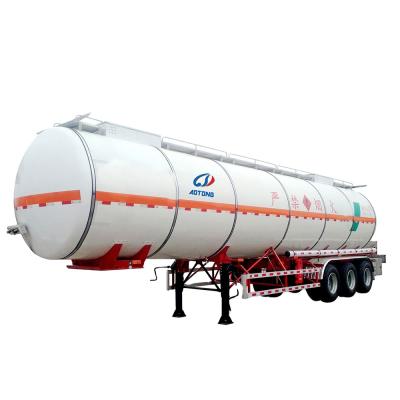 China Truck trailer 40000liters fuel storage tank semi trailer ISO natural gas lpg tank truck gas tanker trailer for sale