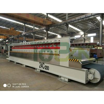 China Hotels 20 Heads Stone Slab Polishing Machine Production Line for Marble and Granite Slab Tile Strips Polishing Processing for sale