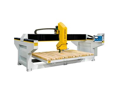 China Building Material Shops 4 Axis Stone Bridge Saw Cutter 5 Axis CNC Stone Cut Kitchen Countertop Processing Machine for sale