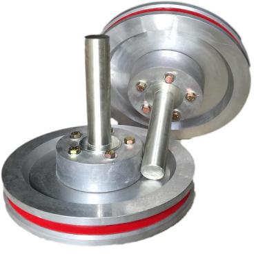 China Building Material Shops Diamond Stone Wire Rope Saw Quarry Machine Guide Wheel Spare Parts Pulley For Cutter Marble Machine for sale