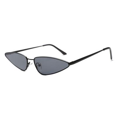 China Fashion Sunglasses 12629 Small Eyewear 2018 Superhot Triangle Style Sun Glass Metal Frame Men Women Shape Sun Glasses for sale