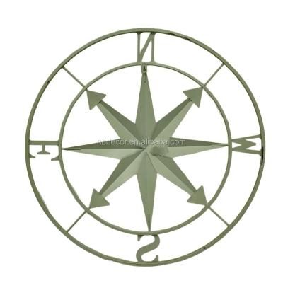 China Compass Indoor and Outdoor Compass Rose Wall Hanging Decoration from Rose Design Factory Directly Metal for sale