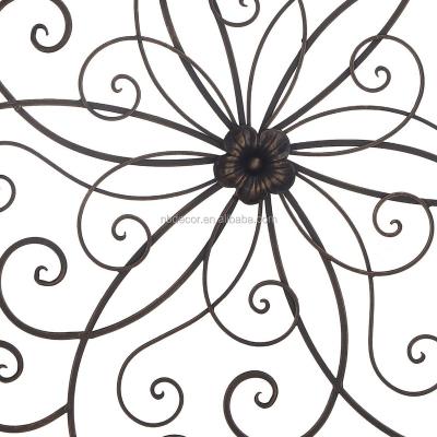 China Hot Sale Traditional Flower Design Urban Metal Wall Decor For Nature Home for sale