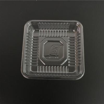 China Food Grade Recyclable Disposable Plastic PET Cake Container for sale