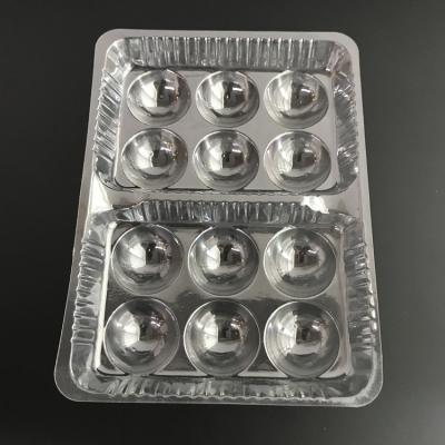 China OEM Design Recyclable Chocolate Blister Clear Thermoformed Packing Tray for sale