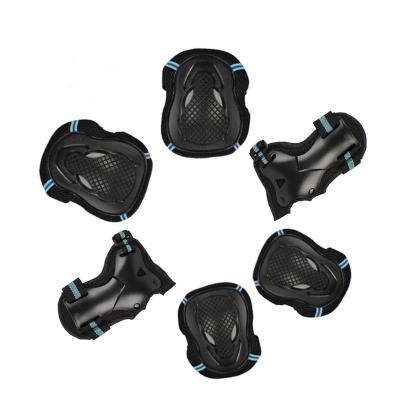 China PVC Mountain Bike Roller Skating Adult Recycling Skating Protective Gear Set 6 in 1 Set Safety Elbow Knee Pad Protector for sale