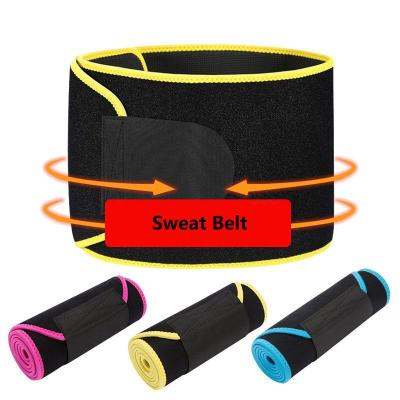 China Neoprene Women Waist Trainer Belt Slimming Sauna Waist Trimmer Belly Band Sweat Sports Belt Belt for sale