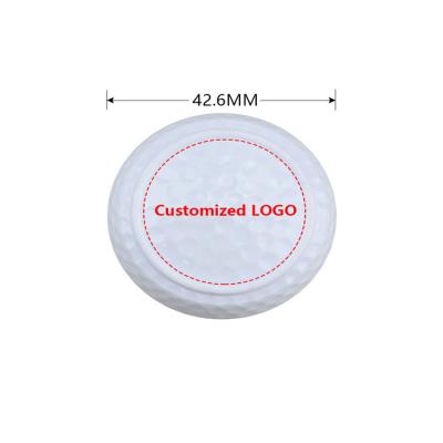 China Practice Putter Soft Personalized Golf Balls Double Layers Shaping Flat Balls for sale