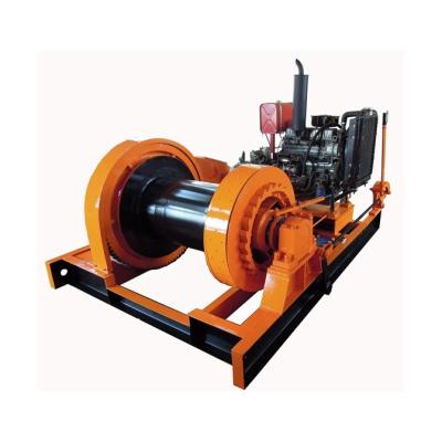 China Hotels 5 10 15 ton crane diesel winch for mine, oilfield, marine, ship for sale