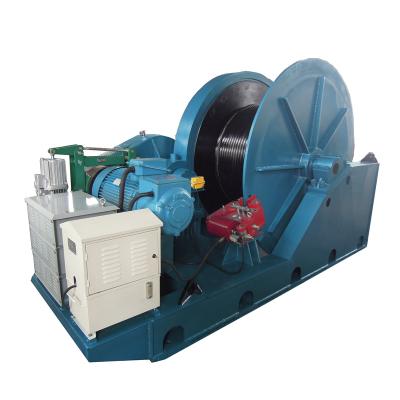 China AUTO double brake building winch, industrial winch, hydraulic winch for sale