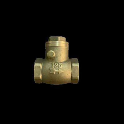 China General Horizontal CW617N Flap One Way Swing Check Valve Brass Spring Valve Brass Valve for sale