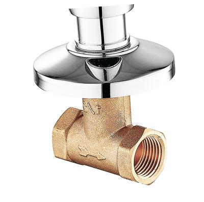 China General Hot Sale Concealed Open Brass Concealed Stop Valve Shower Rain Water Control Angle Quickly for sale