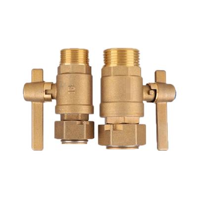 China General Hot Selling Custom Pressure Male Threaded Hose Pipe Connector Pressure Relief Brass Precise Swivel Ferrules Valve for sale