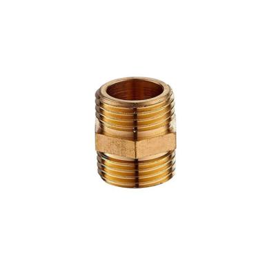 China Higher Quality Male Water Pipeline Coupler Plumbing Compression Brass Pipe Fitting For Water Pipeline for sale