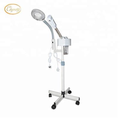 China Hot Selling Portable Anti-puffiness Beauty Facial Steamer Equipment With Magnifying Led Lamp for sale