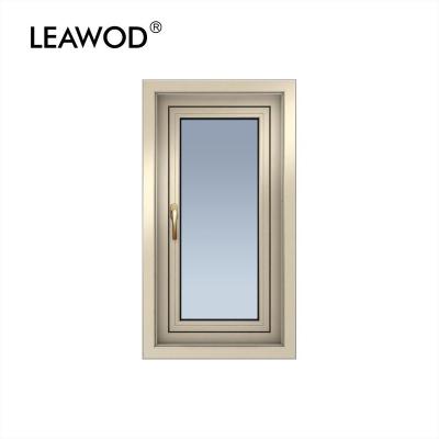 China Hotsale LW68 Aluminum Swing Casement Thermal Break Window With Net Sash Window for sale