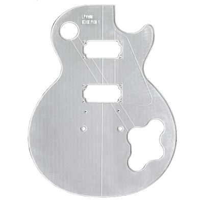 China LP Guitar Mold Les Paule Electric Guitar Body Acrylic Gauge Electric Guitar Making Tool Mold 4mm LP Guitar Mold for sale