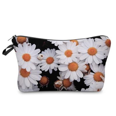 China 2022 New High Quality Women's Wholesale Polyester Small Perfume Solid Color Letter Cosmetic Portable Storage Bag In Stock for sale