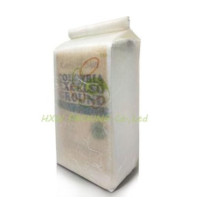 China New Style Flat Bottom Bag Recyclable Packaging Engraving Printing Matt Finish Mylar Bag Stand Up Pouch For Flour for sale