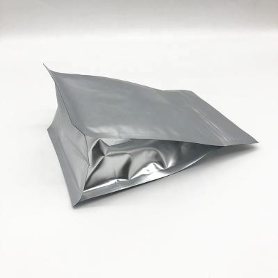 China Aluminum Foil Food Packaging Laminated Zip Lock Bag Stand Up Pouch Foil Pouch Matte White Zip Lock Bag for sale