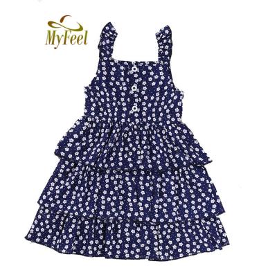 China Wholesale anti-static girl summer clothes good quality chiffon baby clothes girl clothes 6-12 years old for sale